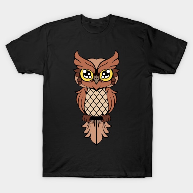 Owl T-Shirt by zonextra